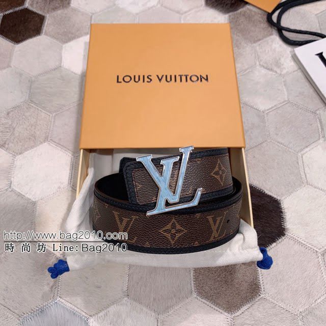 LV新款皮帶 路易威登高端男士腰帶 精緻手工繪邊  jjp1629